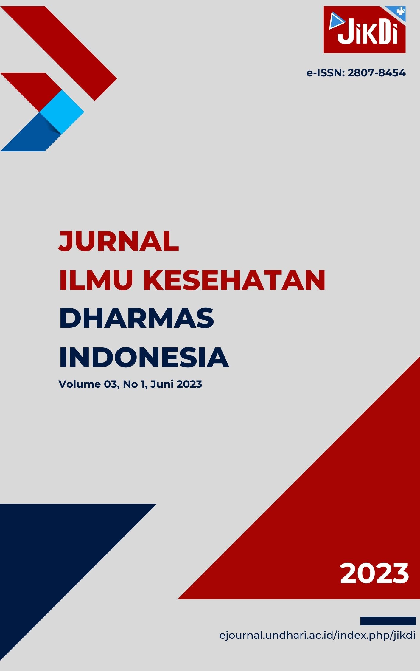 					View Vol. 3 No. 1 (2023): Jurnal Ilmu Kesehatan Dharmas Indonesia (JIKDI)
				