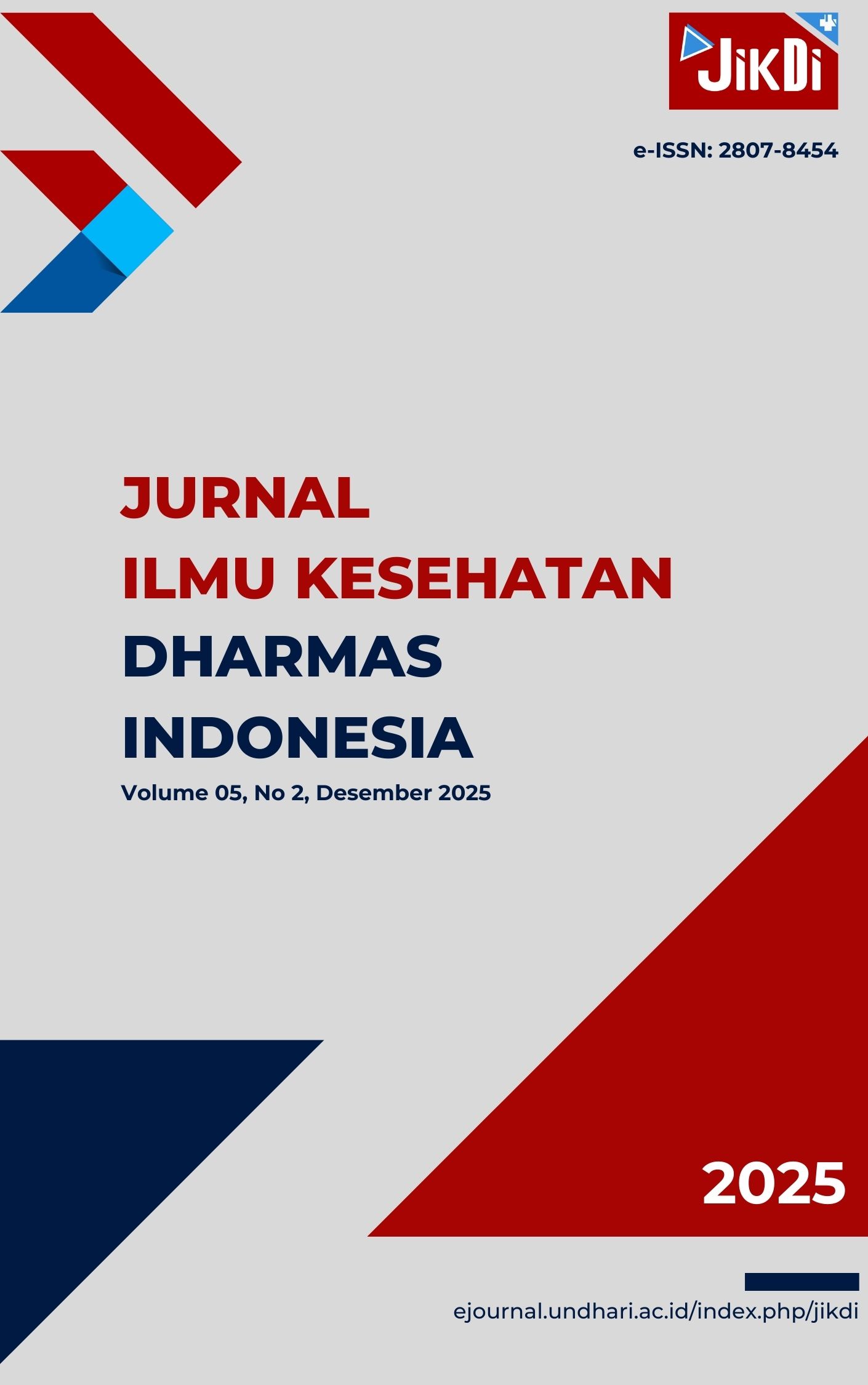 					View Vol. 5 No. 2 (2025): Jurnal Ilmu Kesehatan Dharmas Indonesia (JIKDI)
				